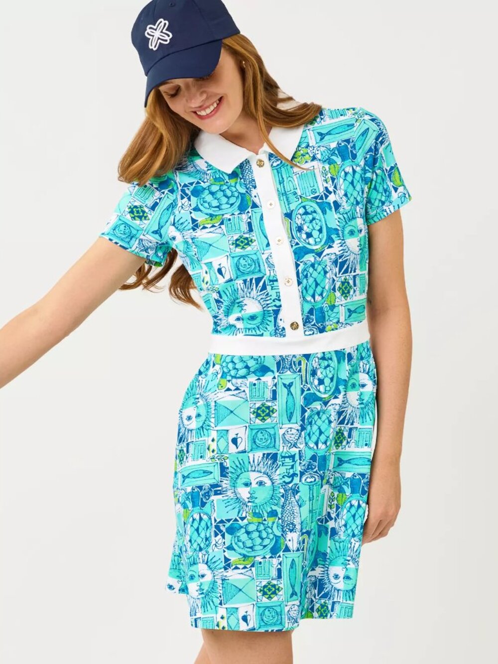 NWT Lilly Pulitzer UPF 50+ Loribelle Dress Mint Condition Harlillyquin, XS